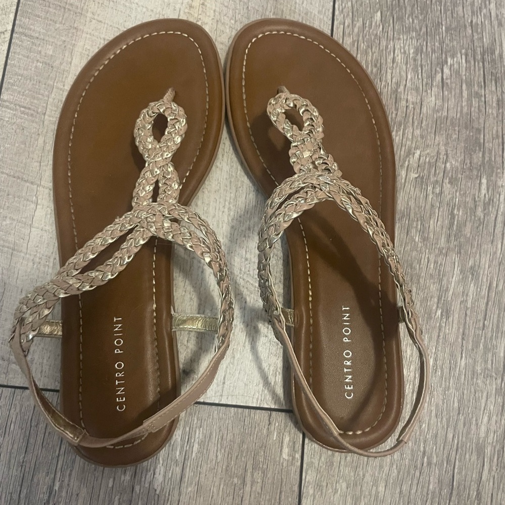 Women's Braided Sandals - Brown